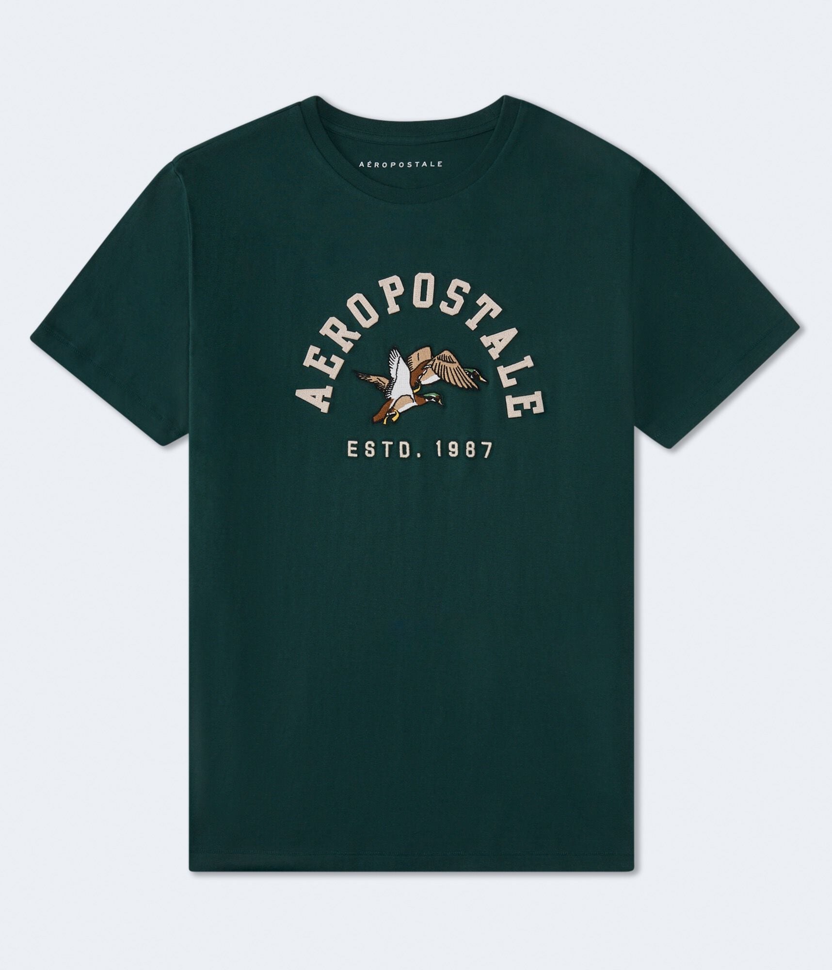 Aeropostale Ducks Appliqu&eacute; Graphic Tee
