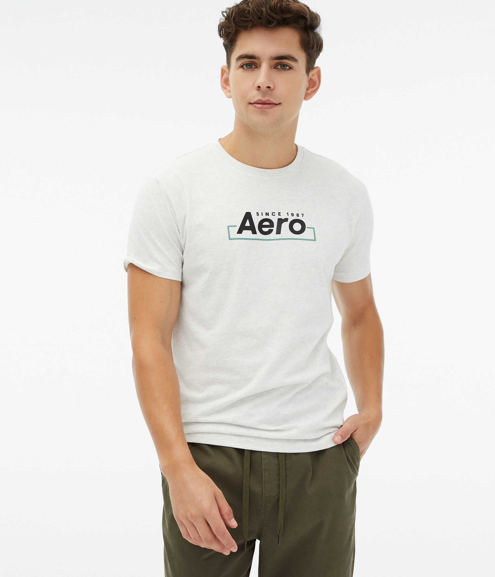 Aero Centered Box Logo Graphic Tee