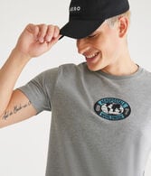 Aeropostale Worldwide Globe Appliqué Graphic Tee