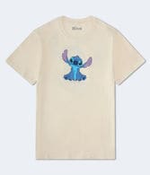 Stitch Sitting Relaxed Graphic Tee