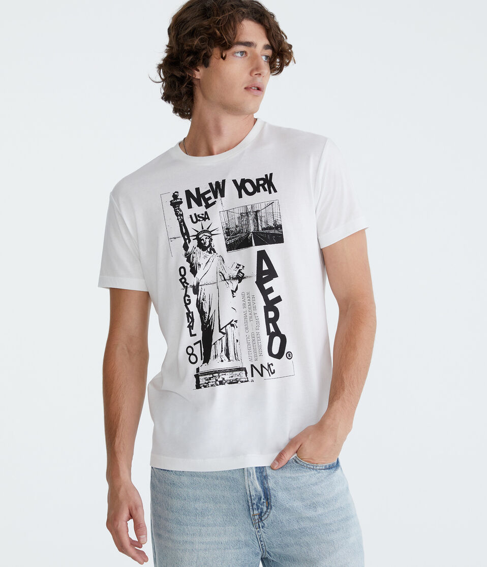 Aero NYC Statue Of Liberty Graphic Tee