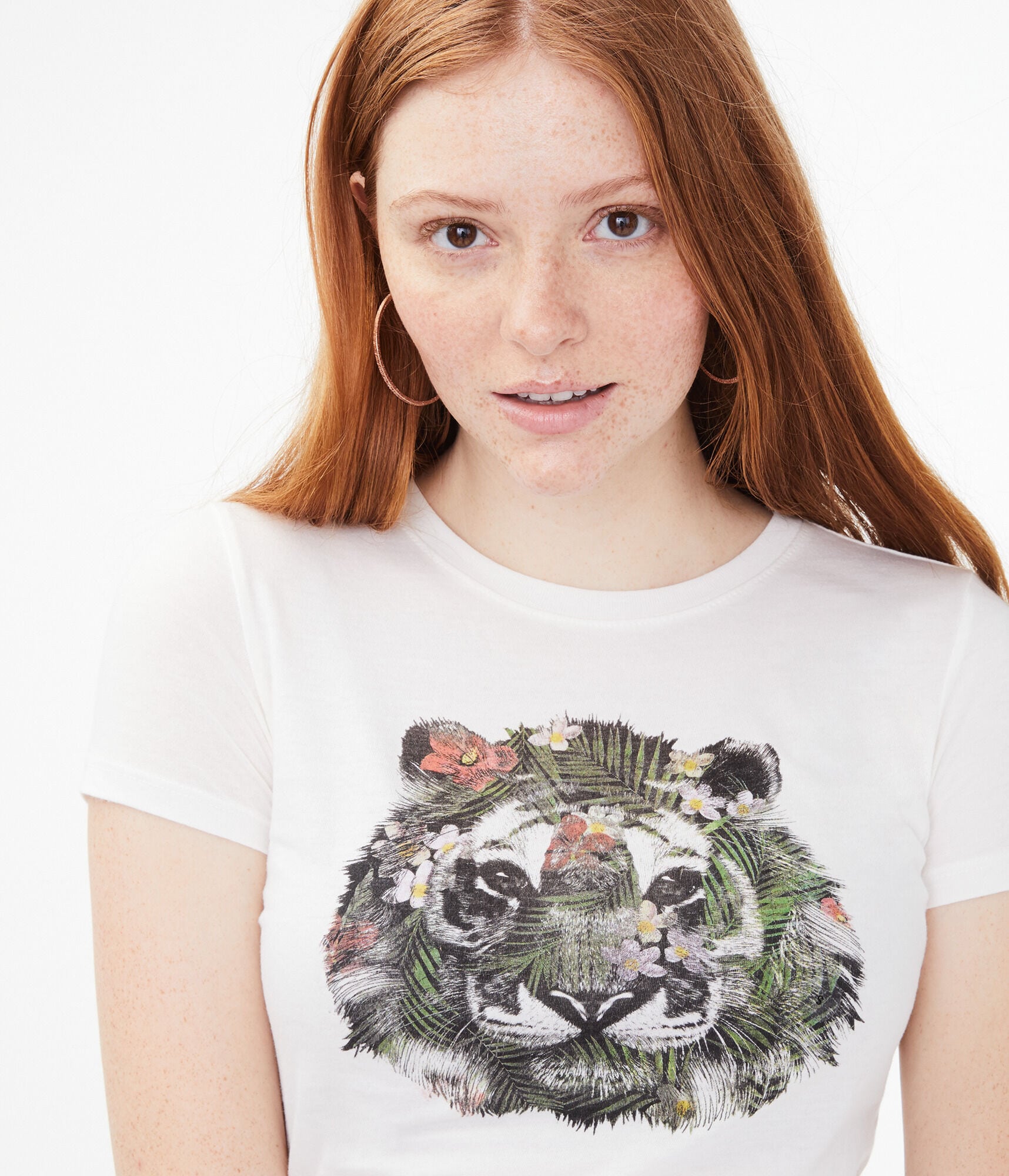 Floral Tiger Graphic Tee