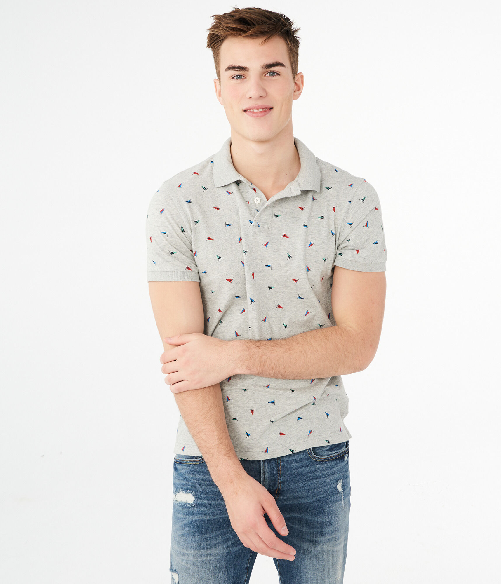 Marine Flags Jersey Polo