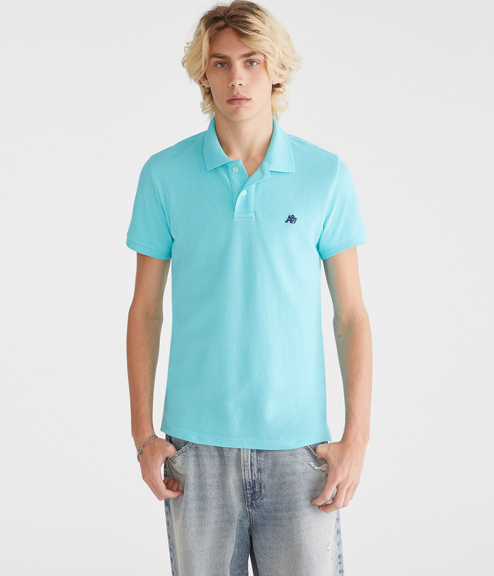 Eco A87 Logo Piqué Polo