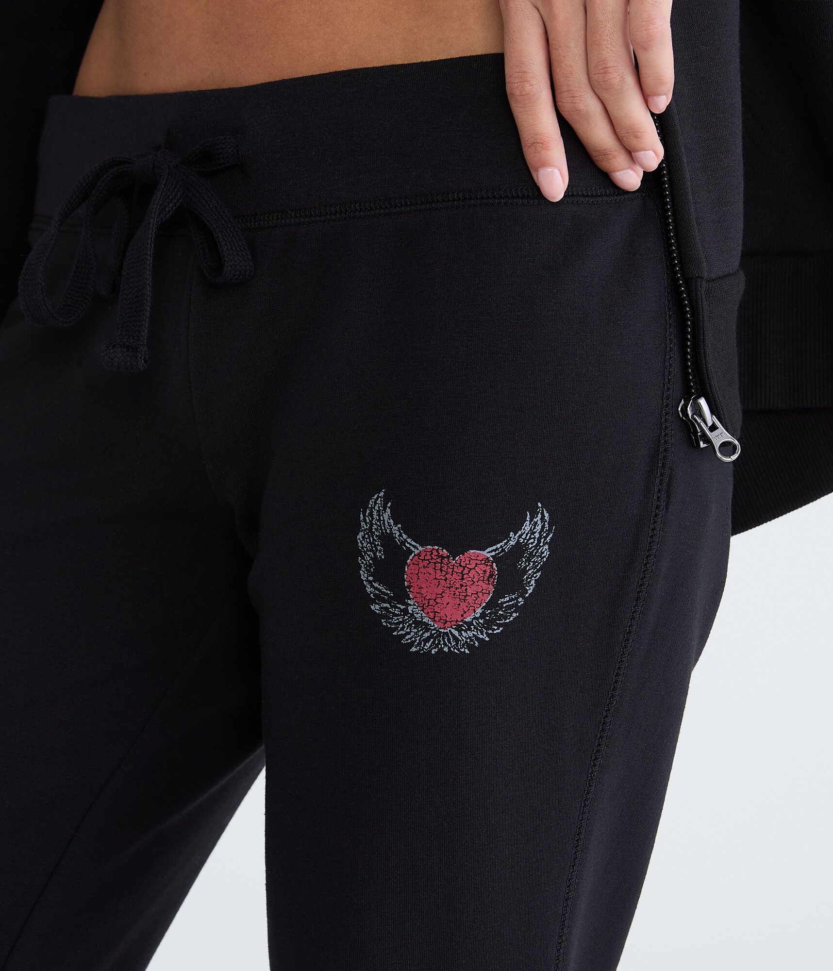 Cloud Soft Winged Heart Fit & Flare Sweatpants