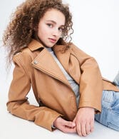 Faux Leather Moto Jacket