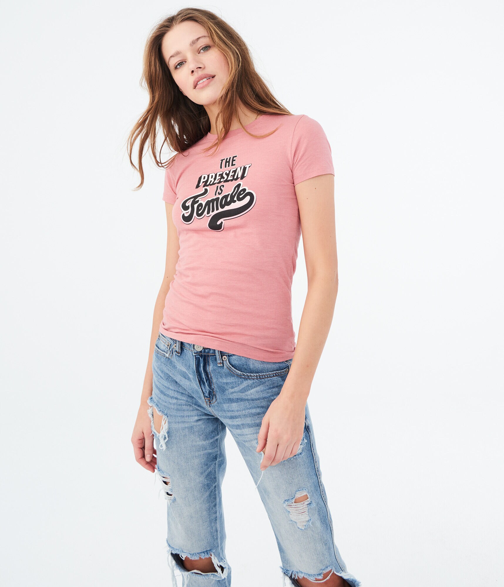 The Present Is Female Graphic Tee