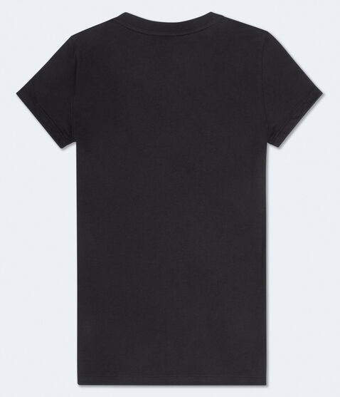Aero Sequin Logo Graphic Tee Aero Sequin Logo Graphic Tee