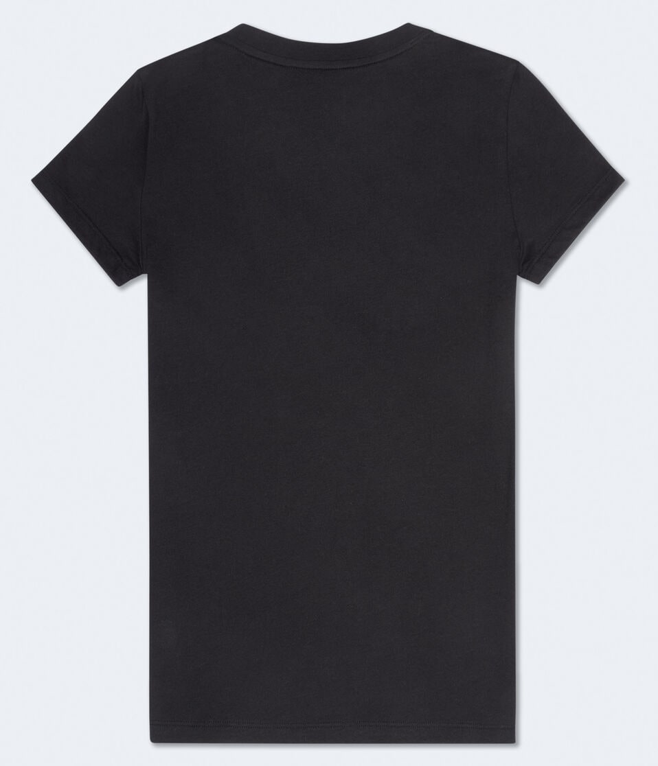 Aero Sequin Logo Graphic Tee