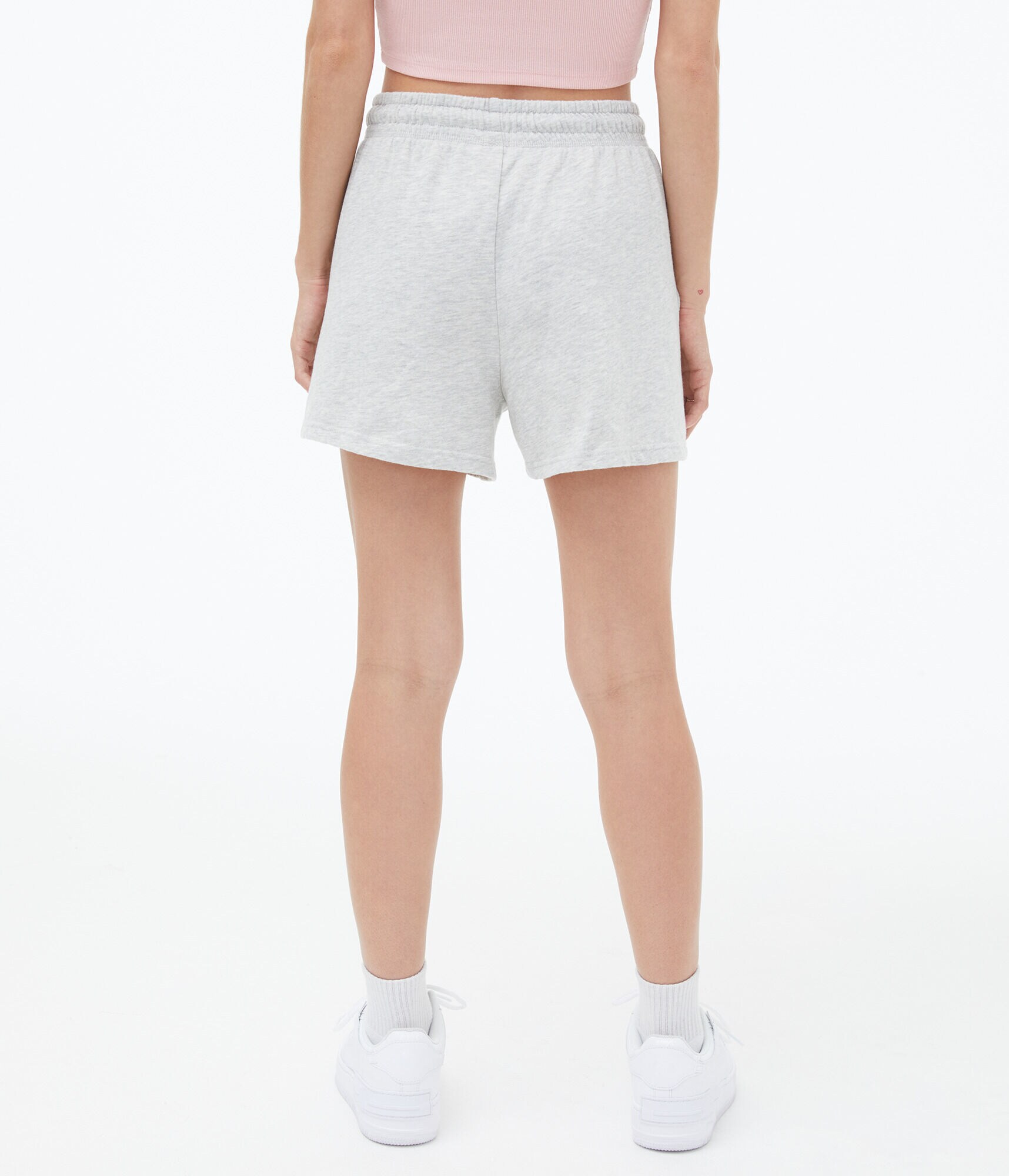 Slouchy High-Rise Fleece Shorts