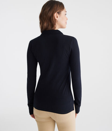 Long Sleeve Uniform Piqué Polo Long Sleeve Uniform Piqué Polo