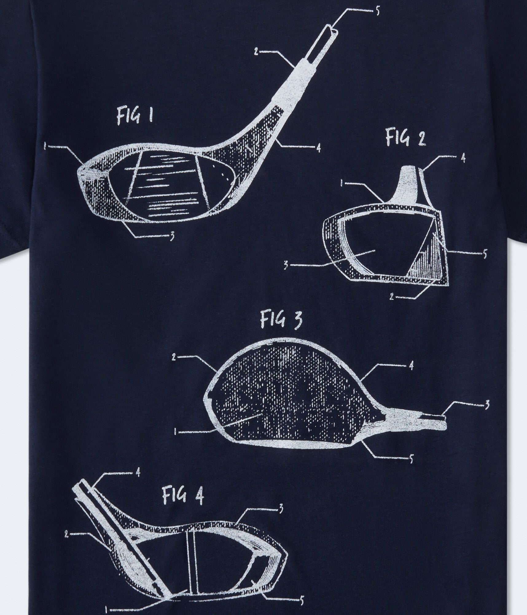 PGA Golf Club Anatomy Relaxed Graphic Tee