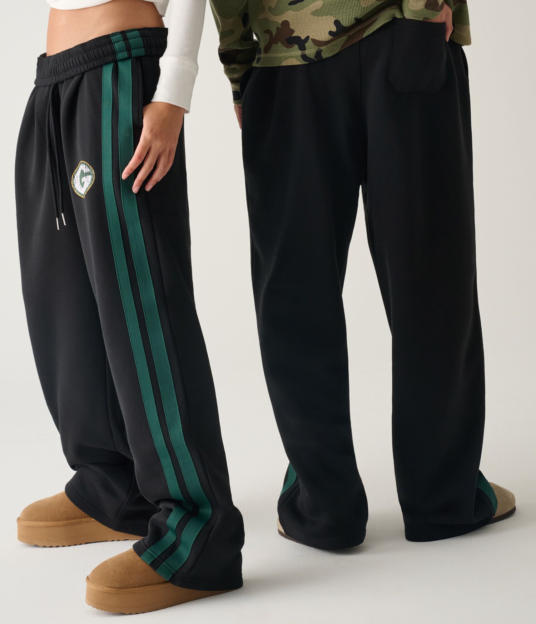 Green Bay Packers Baggy Fleece Track Pants