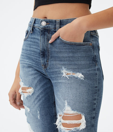 High-Rise Stretch Mom Jean