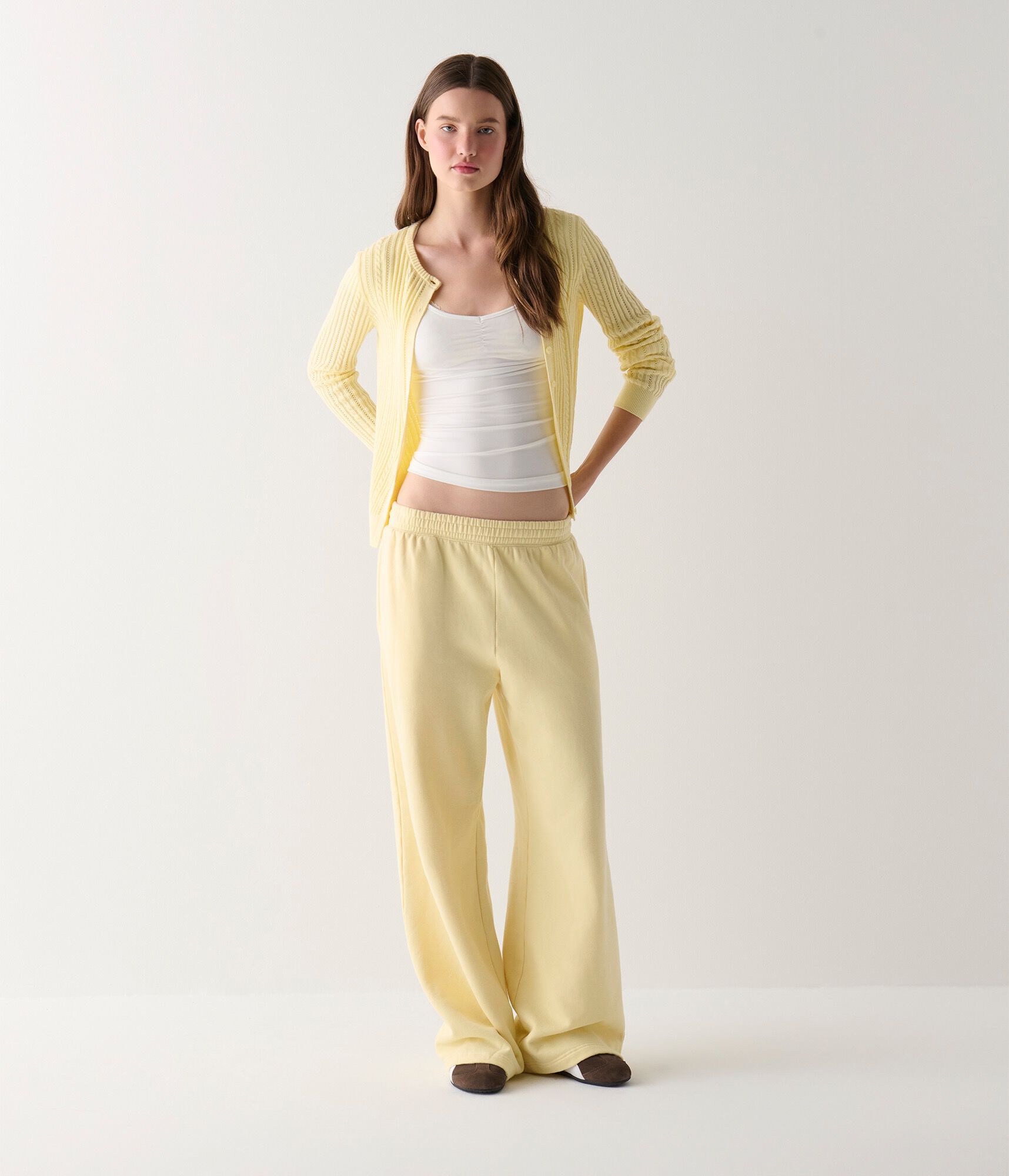 Cloud Soft Mid-Rise Wide Leg Sweatpants