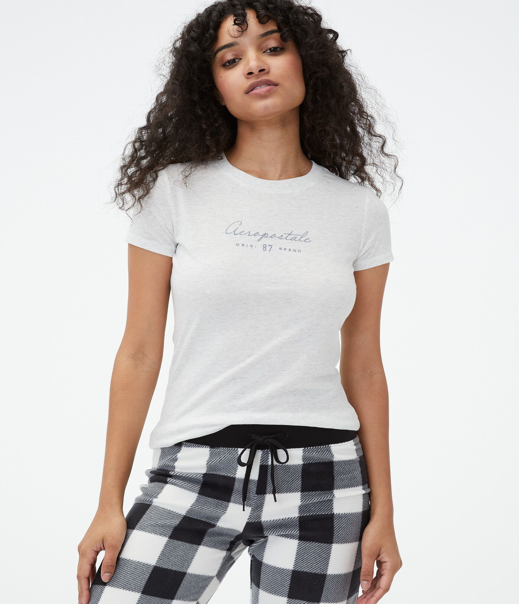 Aeropostale 87 Appliqu&eacute; Graphic Tee