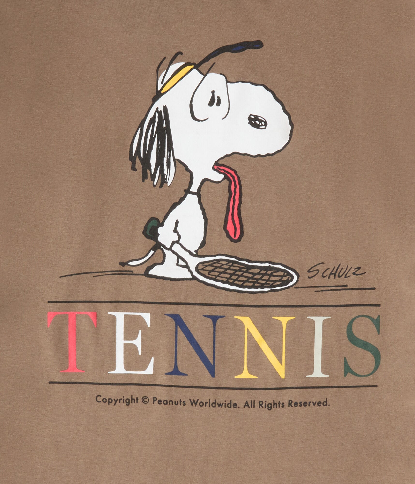Snoopy Tennis Relaxed Graphic Tee