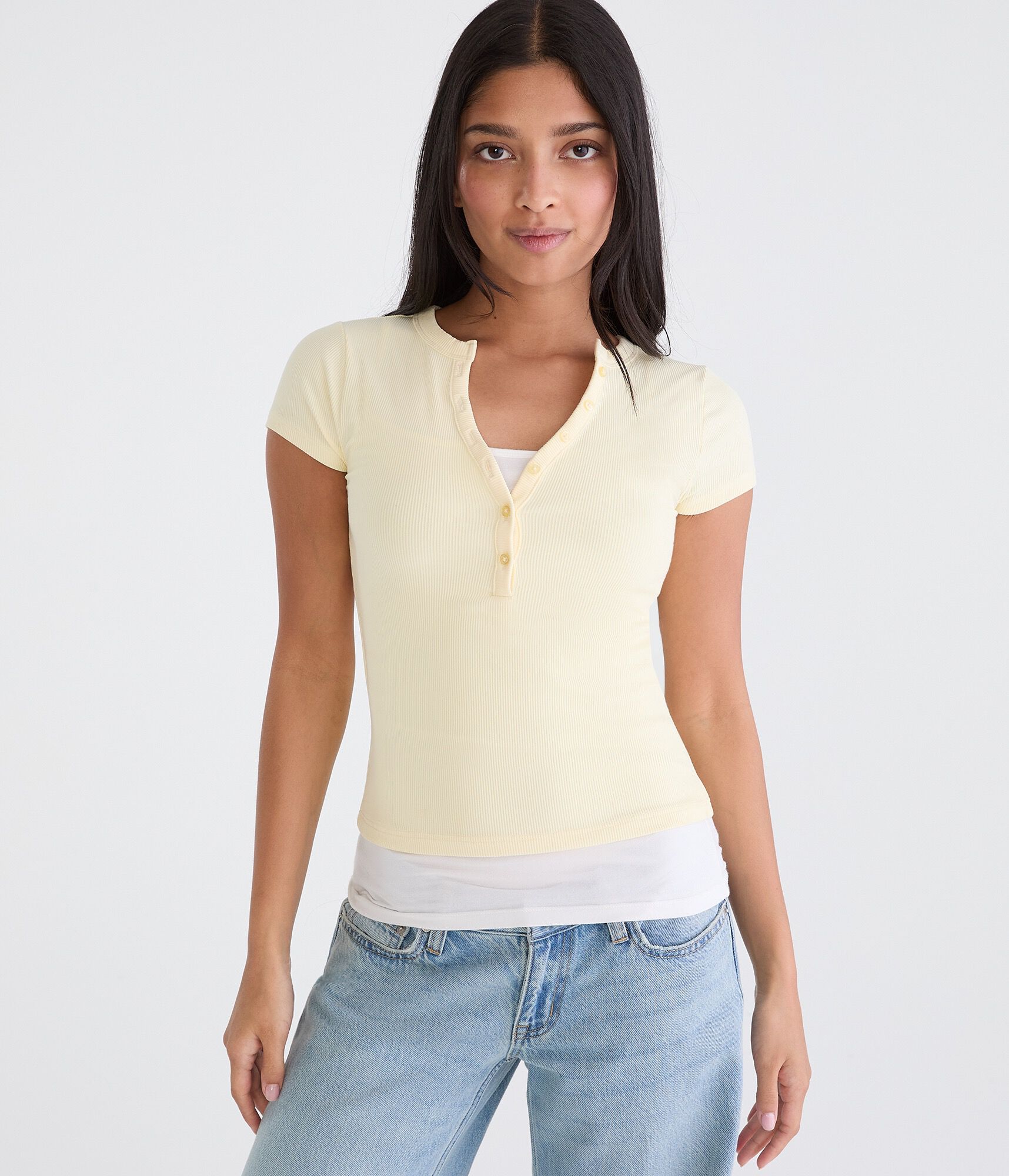Buttery Soft V-Neck Henley
