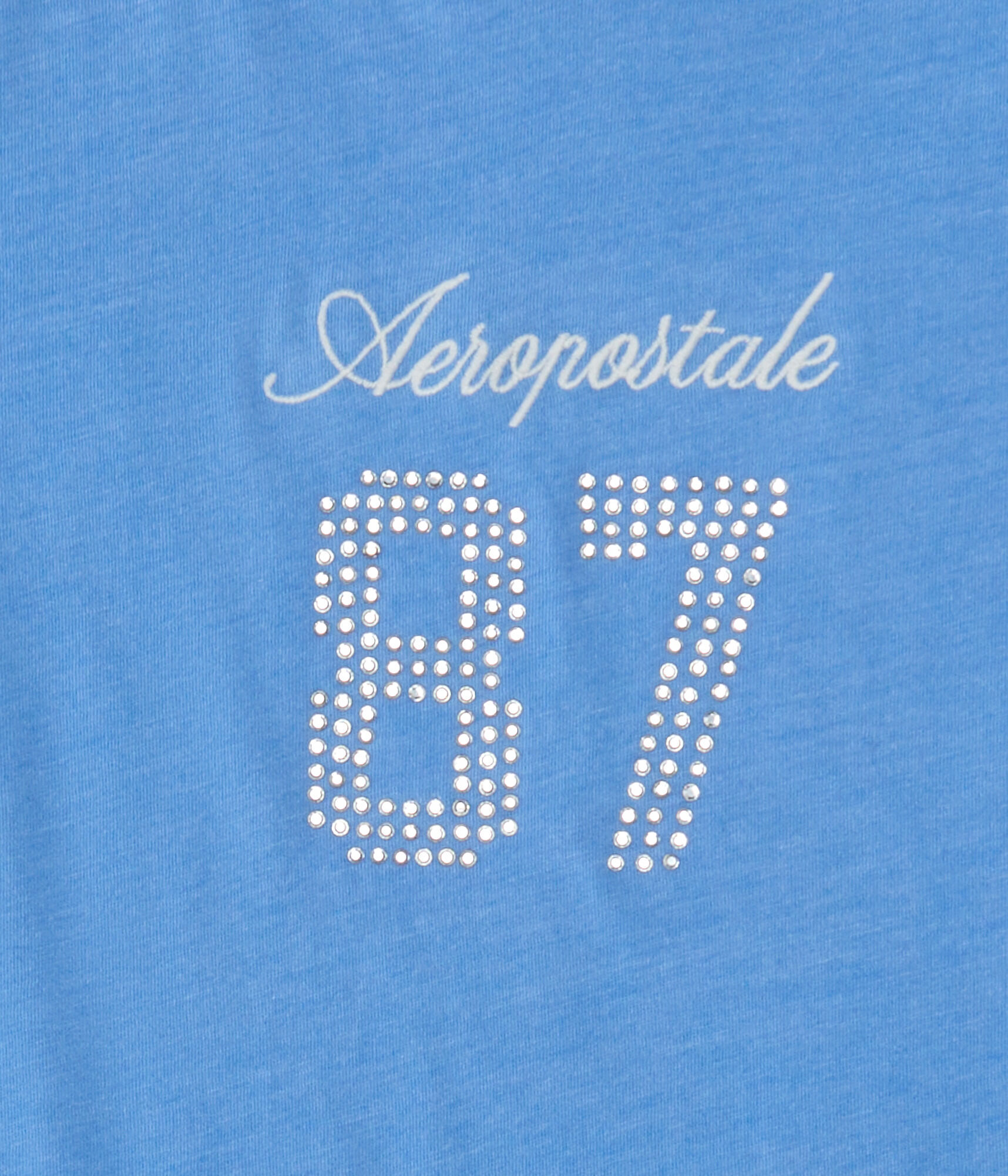 Aeropostale 87 Rhinestone Graphic Tee