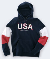 Aeropostale USA Colorblocked Pullover Hoodie