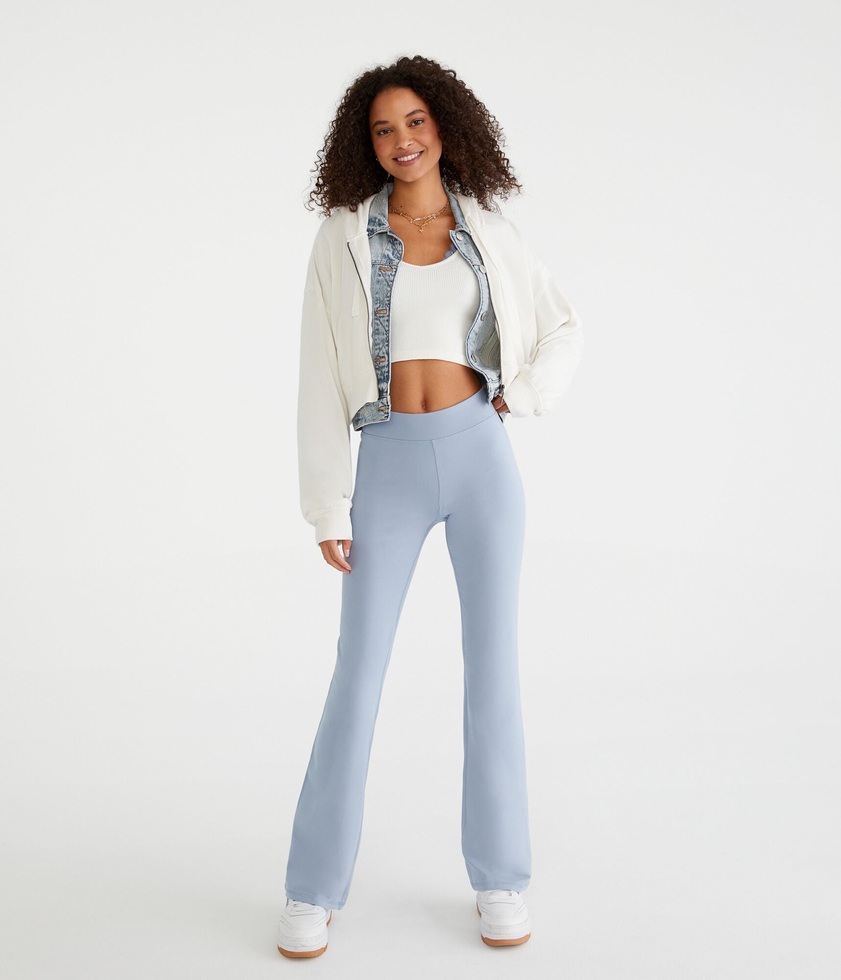 Low-Rise Bootcut Leggings