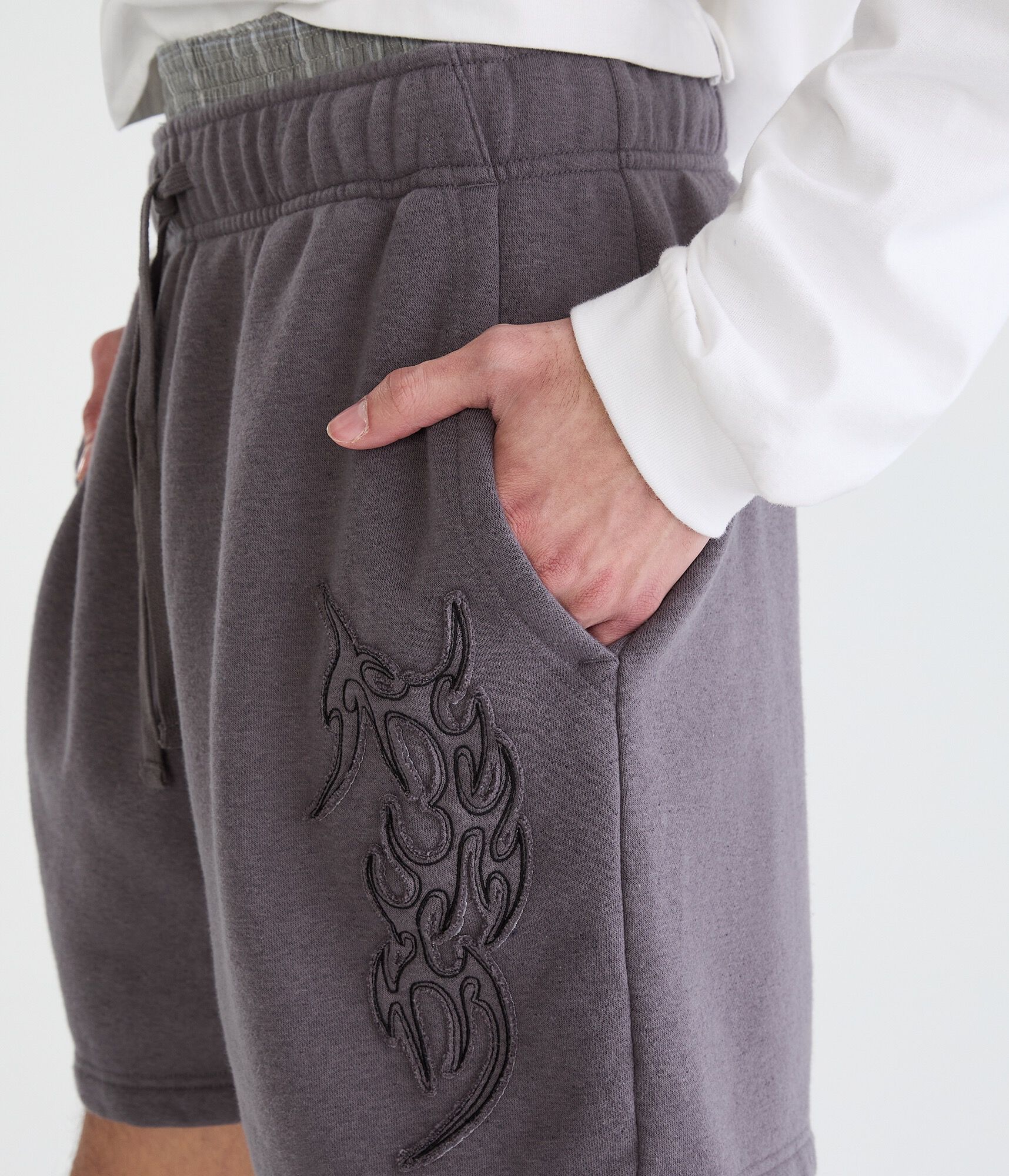 Cloud Soft Tattoo Fleece Shorts