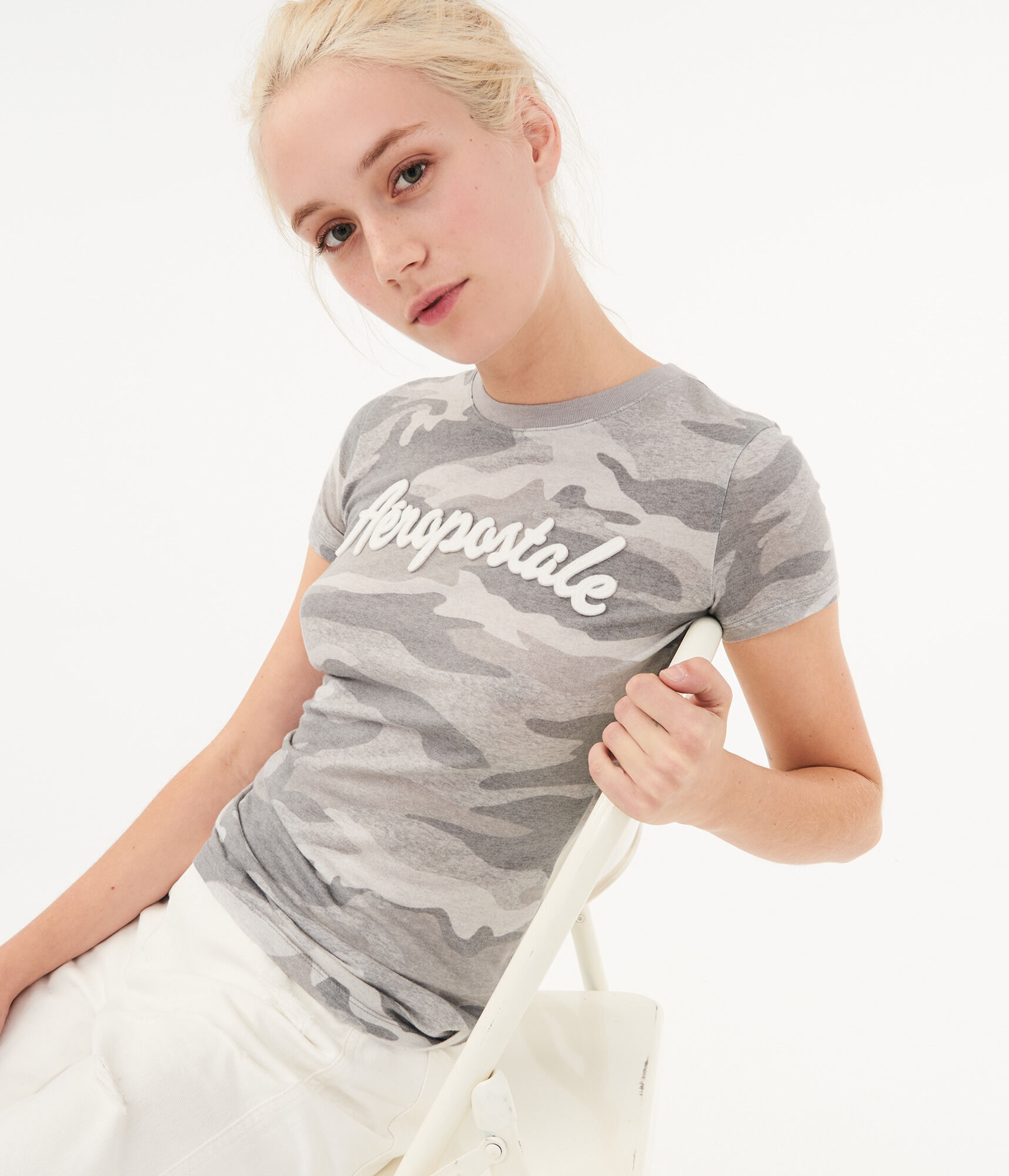 Camo Aeropostale Graphic Tee