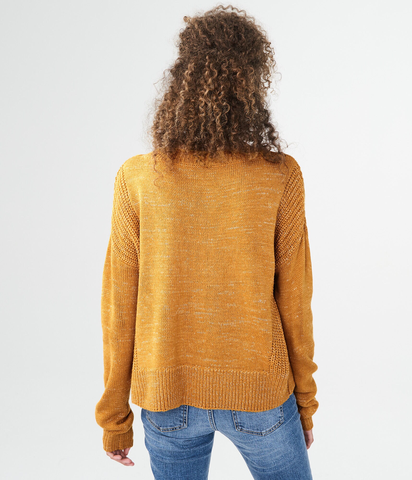 Mixed Pointelle Sweater