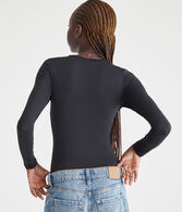 Long Sleeve Seriously Soft Smooth Crew Bodysuit