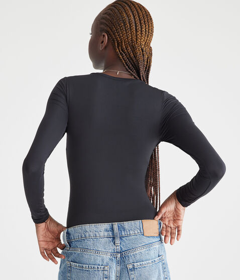 Long Sleeve Seriously Soft Smooth Crew Bodysuit