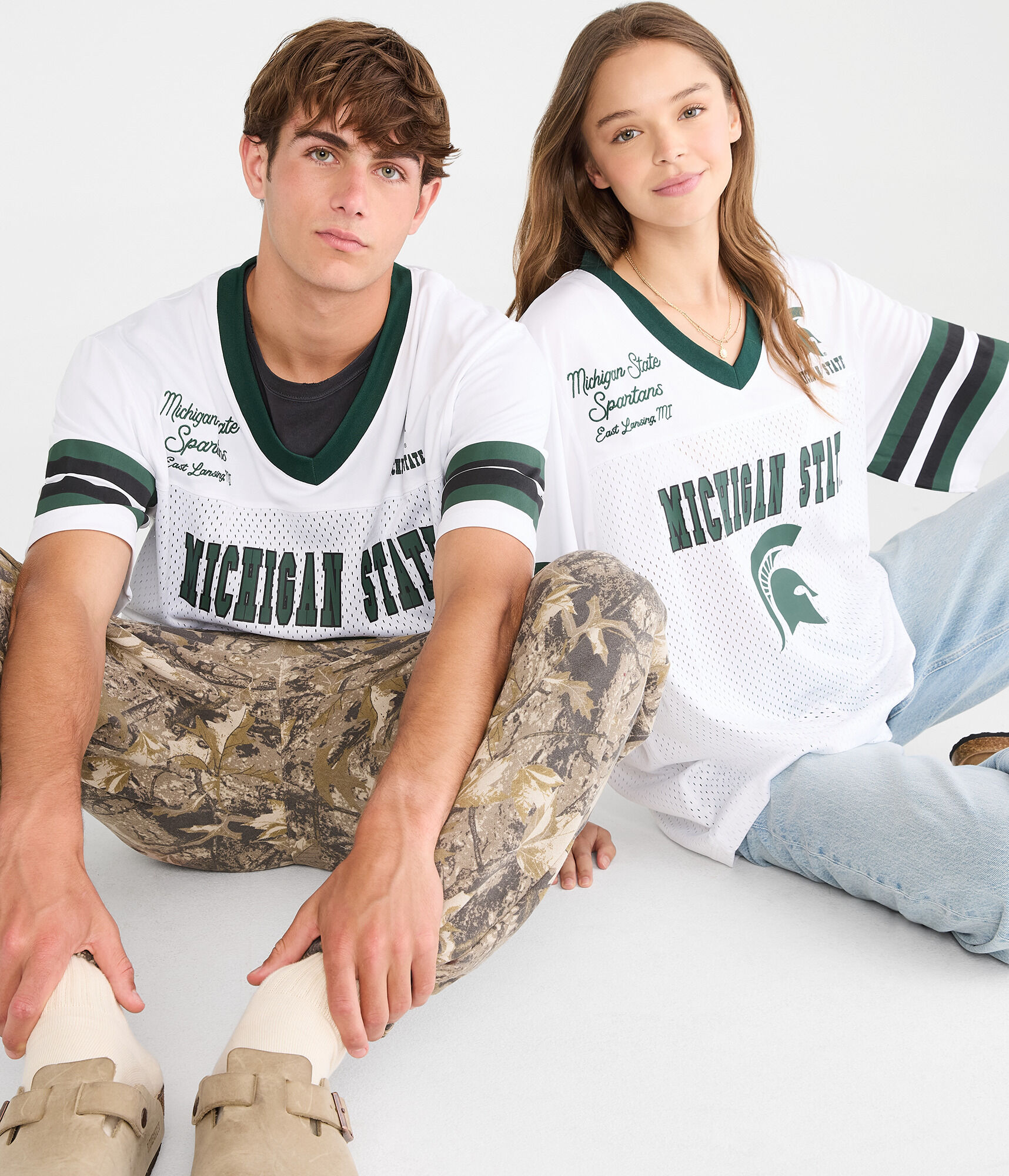 Michigan State Spartans Mesh Top
