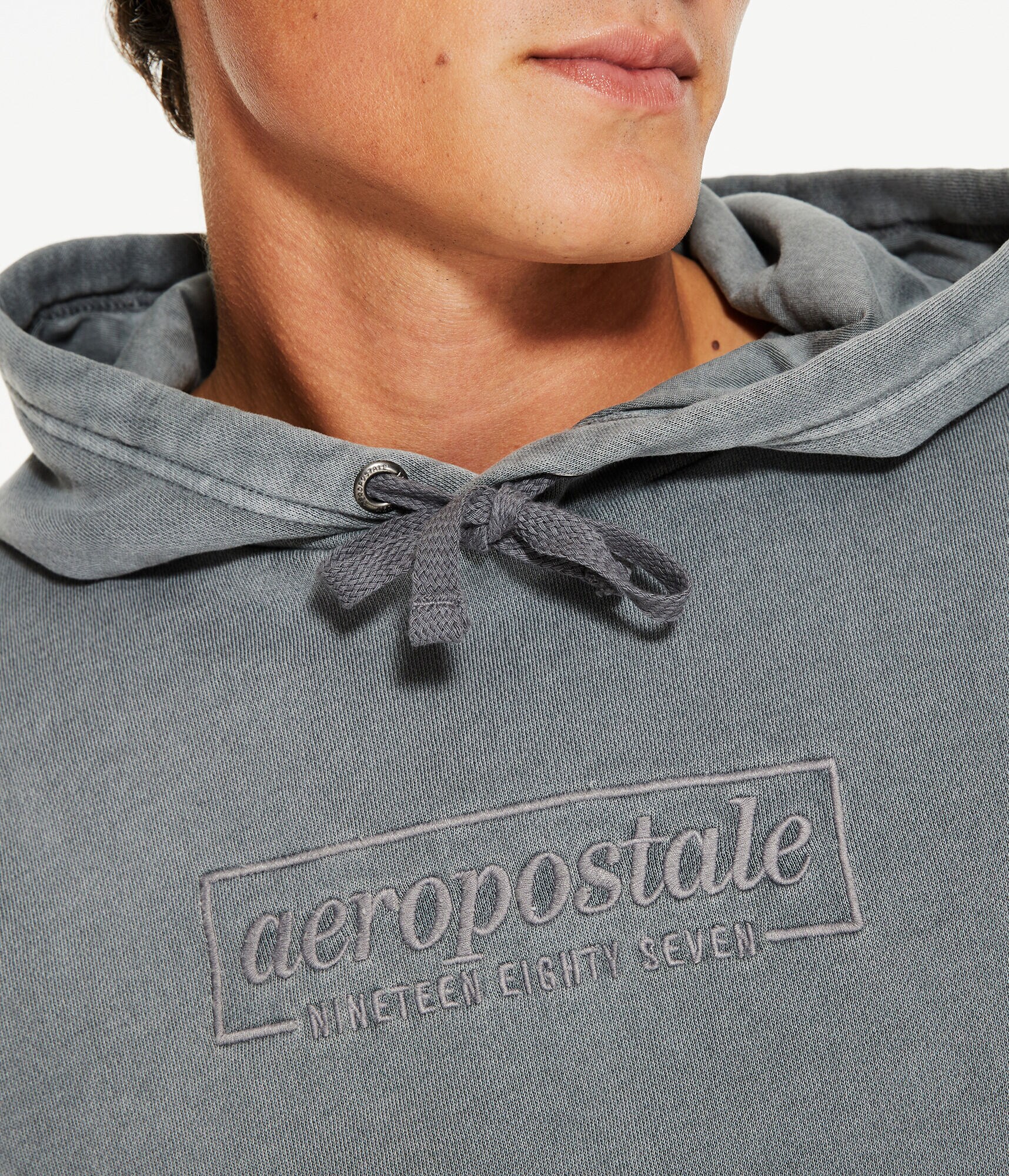Aeropostale Script Logo Pullover Hoodie
