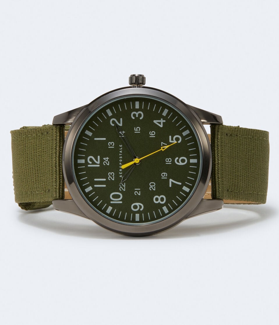 Nylon Analog Watch