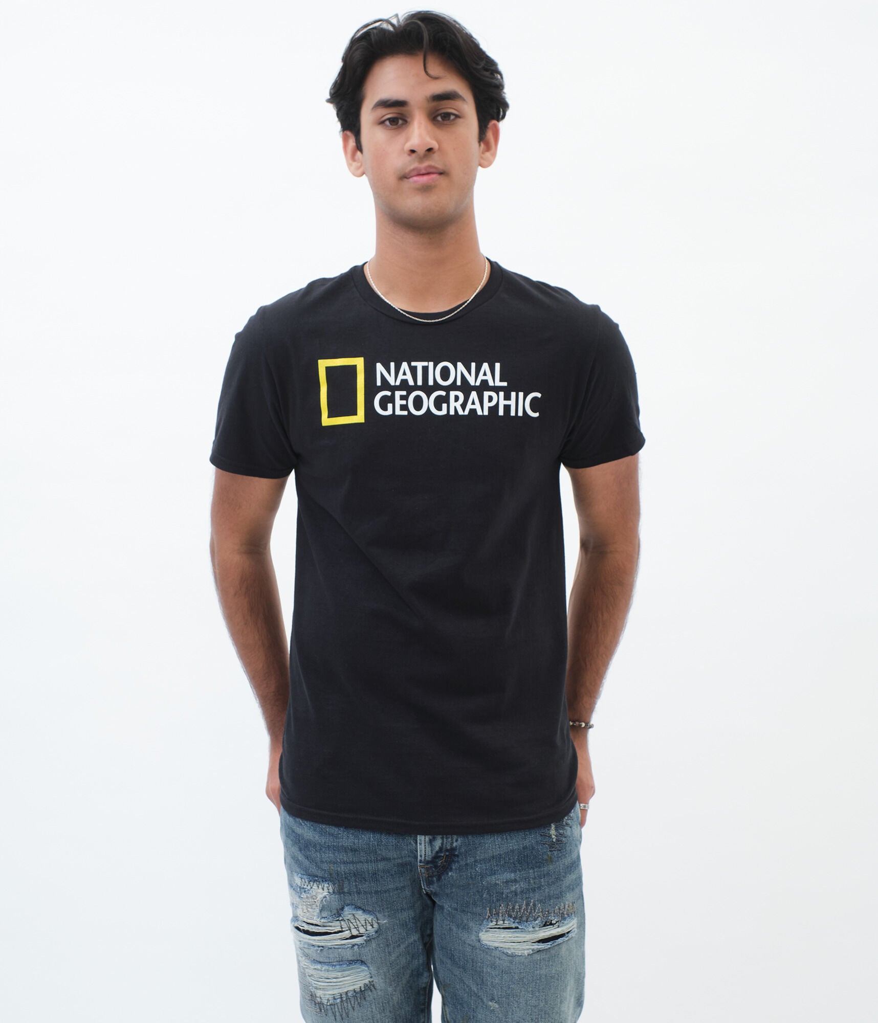 National Geographic Logo Graphic Tee