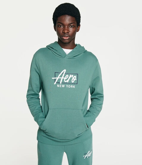 Aero New York Box Pullover Hoodie Aero New York Box Pullover Hoodie