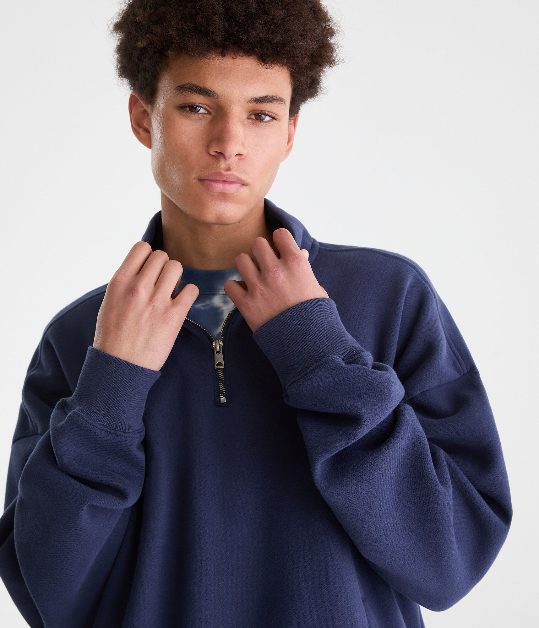 Cloud Soft Star Americana Quarter-Zip Sweatshirt