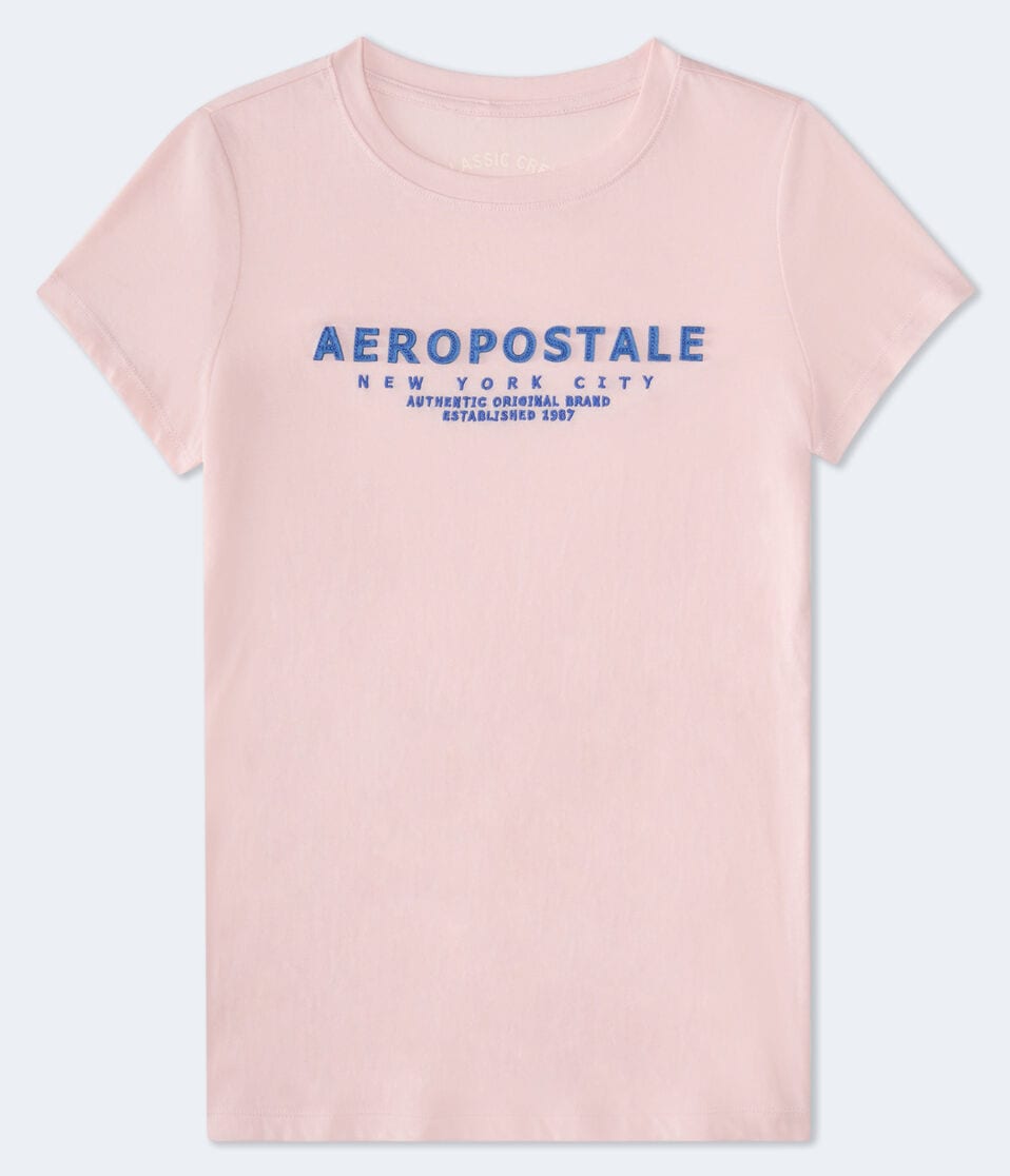 Aeropostale New York City Appliqué Graphic Tee