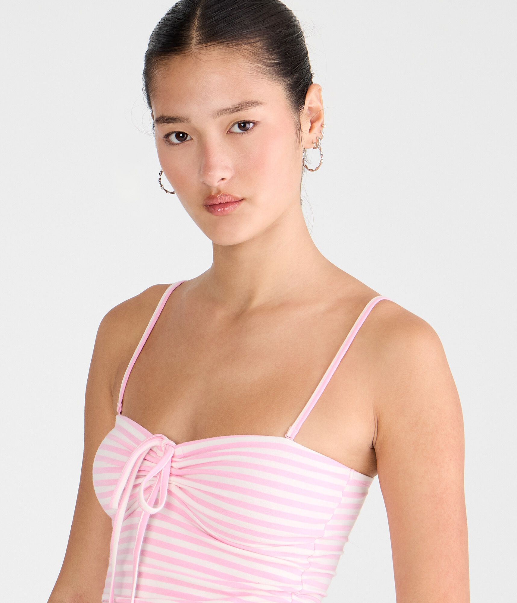 Seriously Soft Striped Cinched Convertible Tube Top