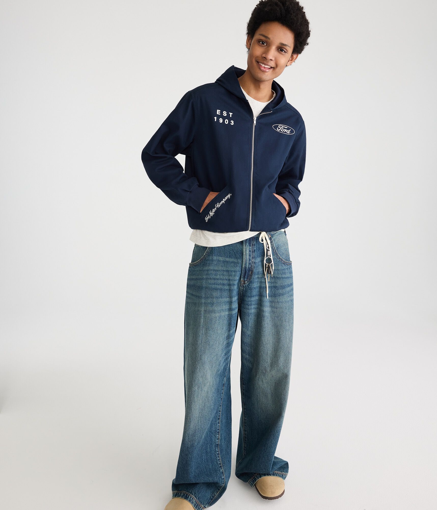 Ford Motor Company Hooded Full-Zip Jacket