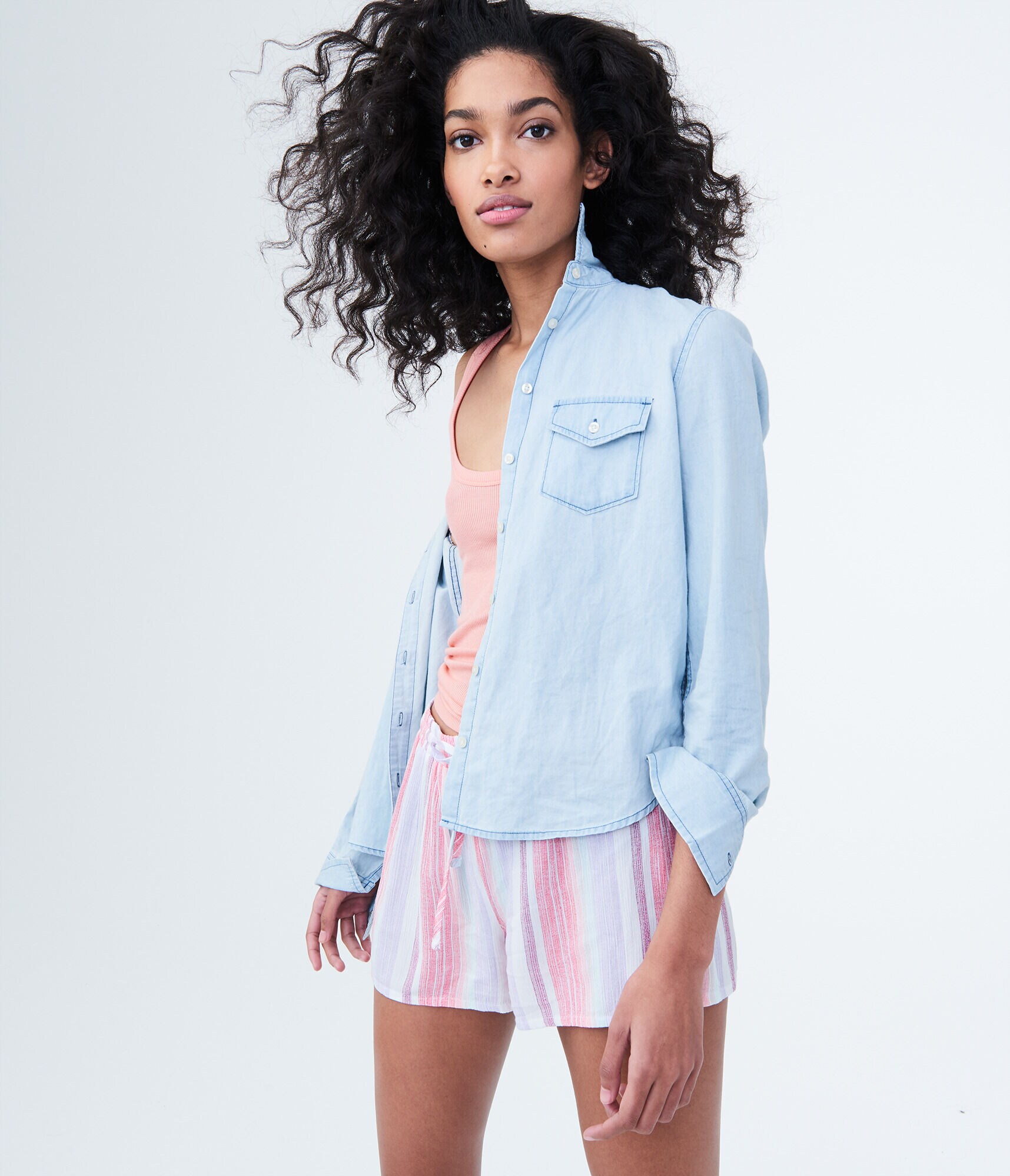 LLD Striped Sleep Shorts