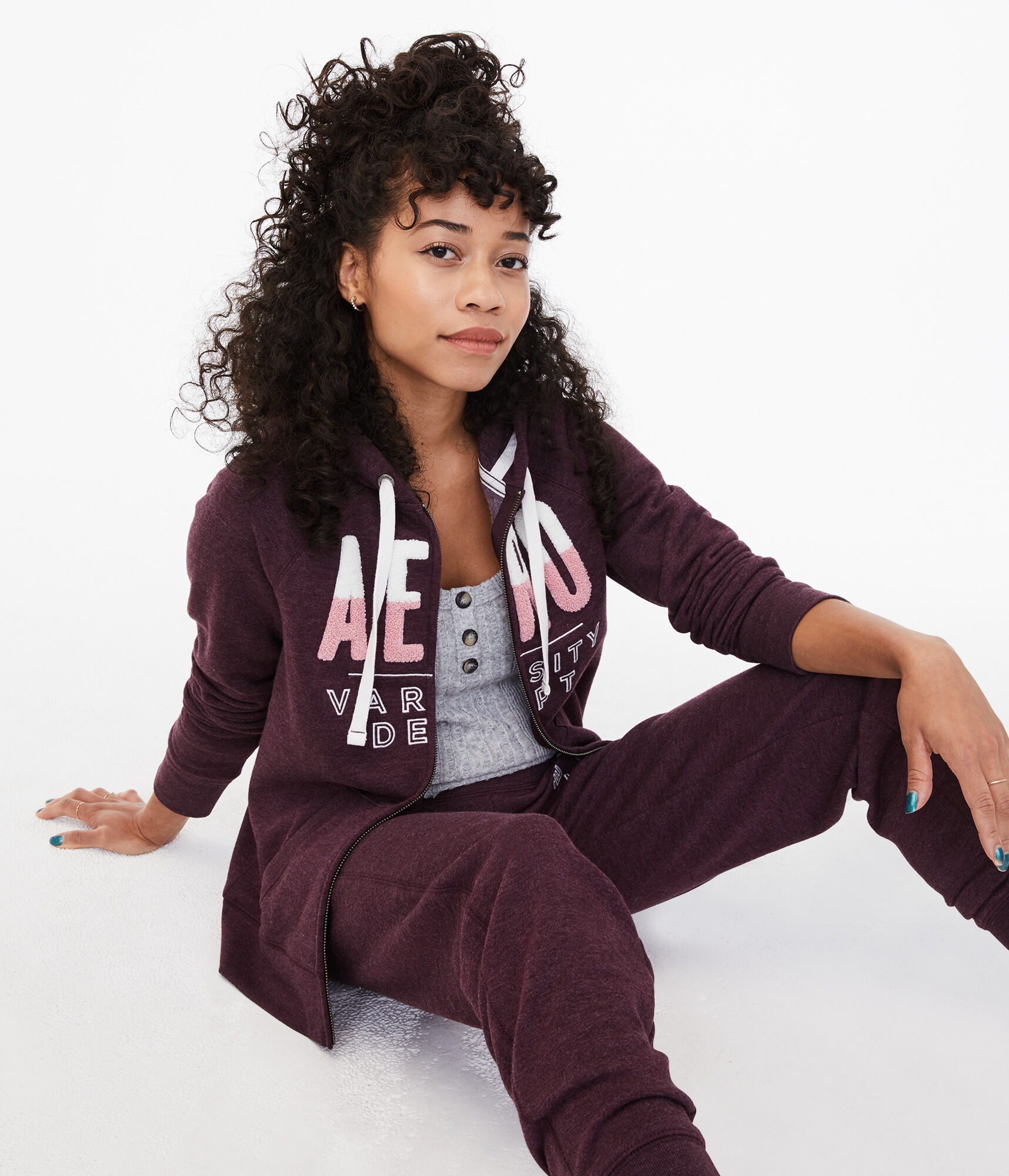 Aero Varsity Dept Full-Zip Hoodie