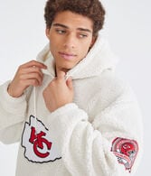 Kansas City Chiefs Quarter-Zip Sherpa Hoodie