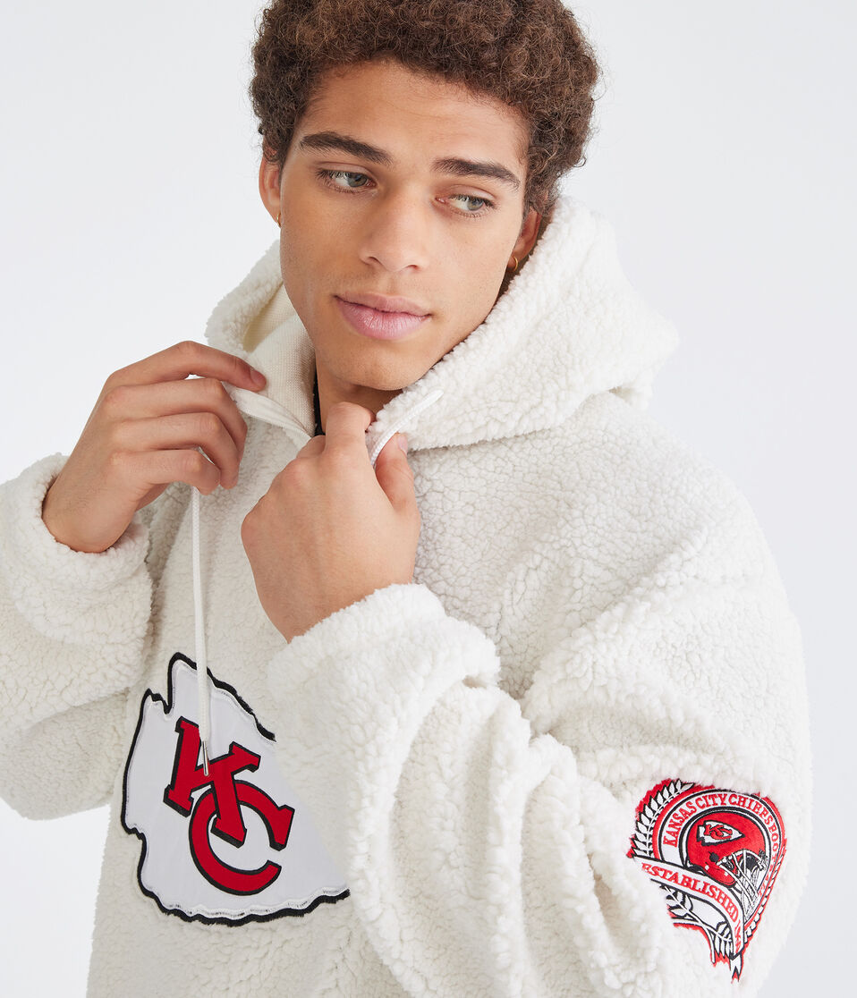 Kansas City Chiefs Quarter-Zip Sherpa Hoodie