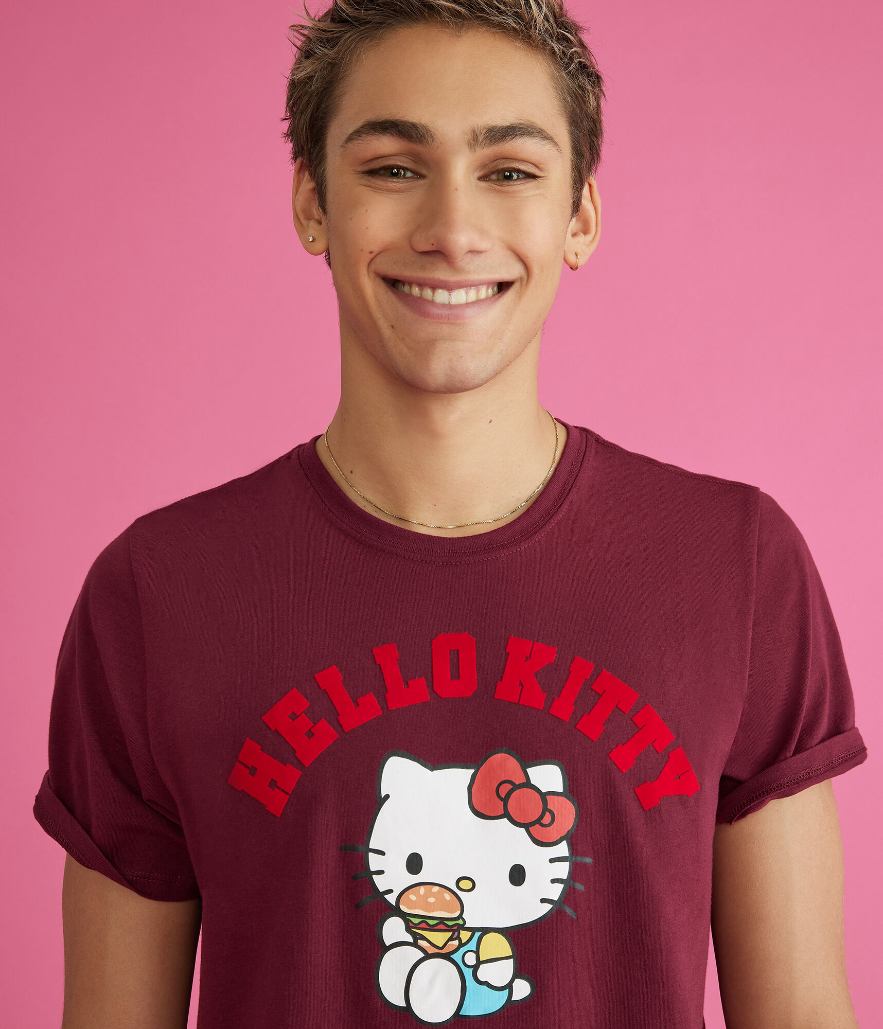 Hello Kitty Burger Oversized Graphic Tee