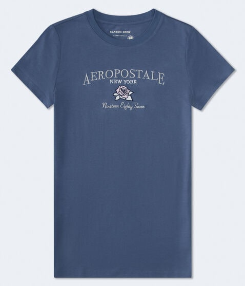 Aeropostale New York Flower Graphic Tee Aeropostale New York Flower Graphic Tee