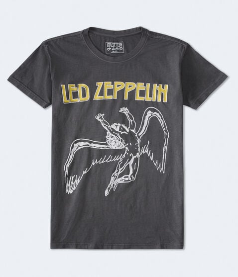 LED ZEPPELIN Damen T-Shirt – In Anthrazit, 100% Baumwolle, Offizieller Merch
