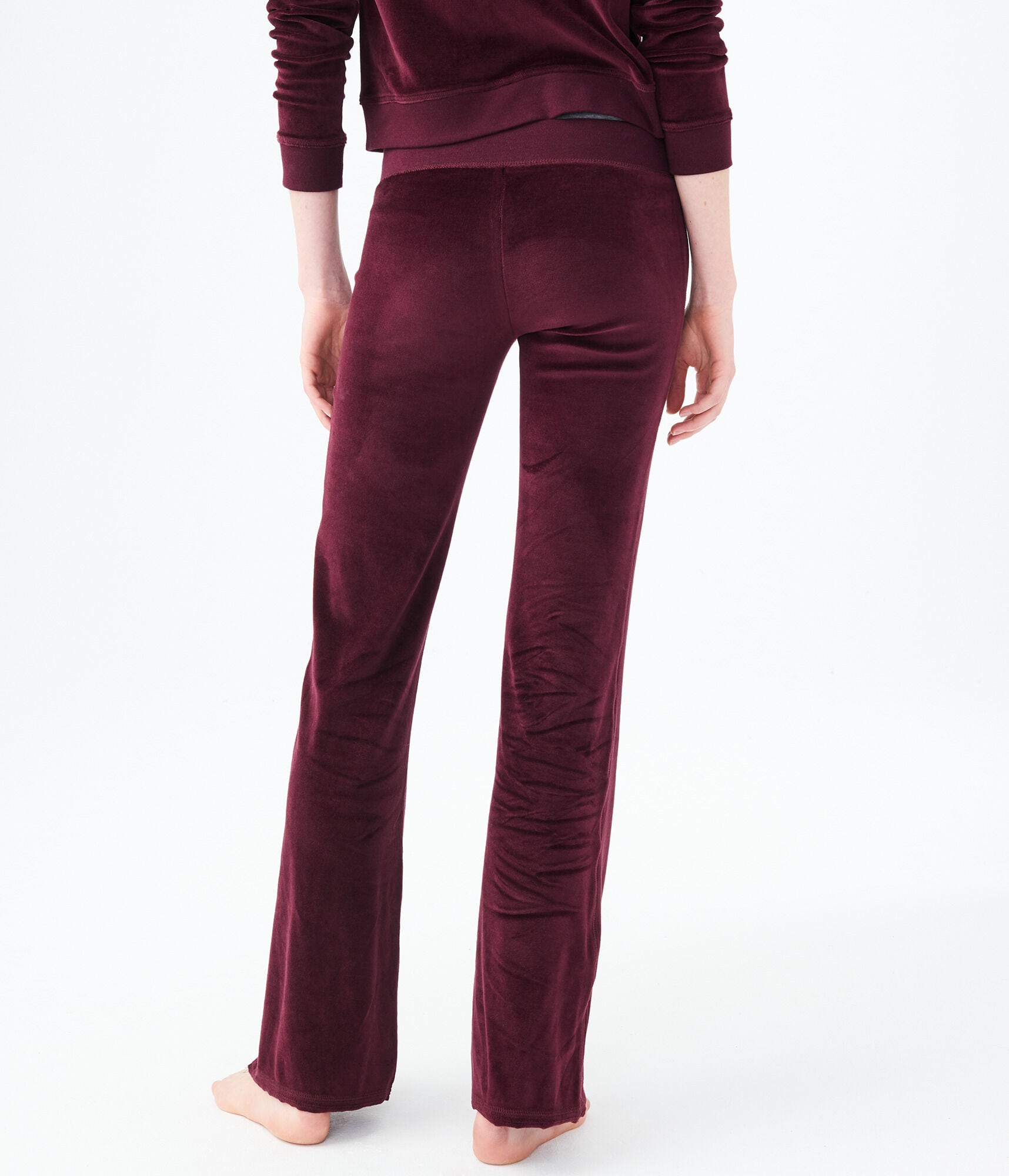 Velour flare sweatpants clearance