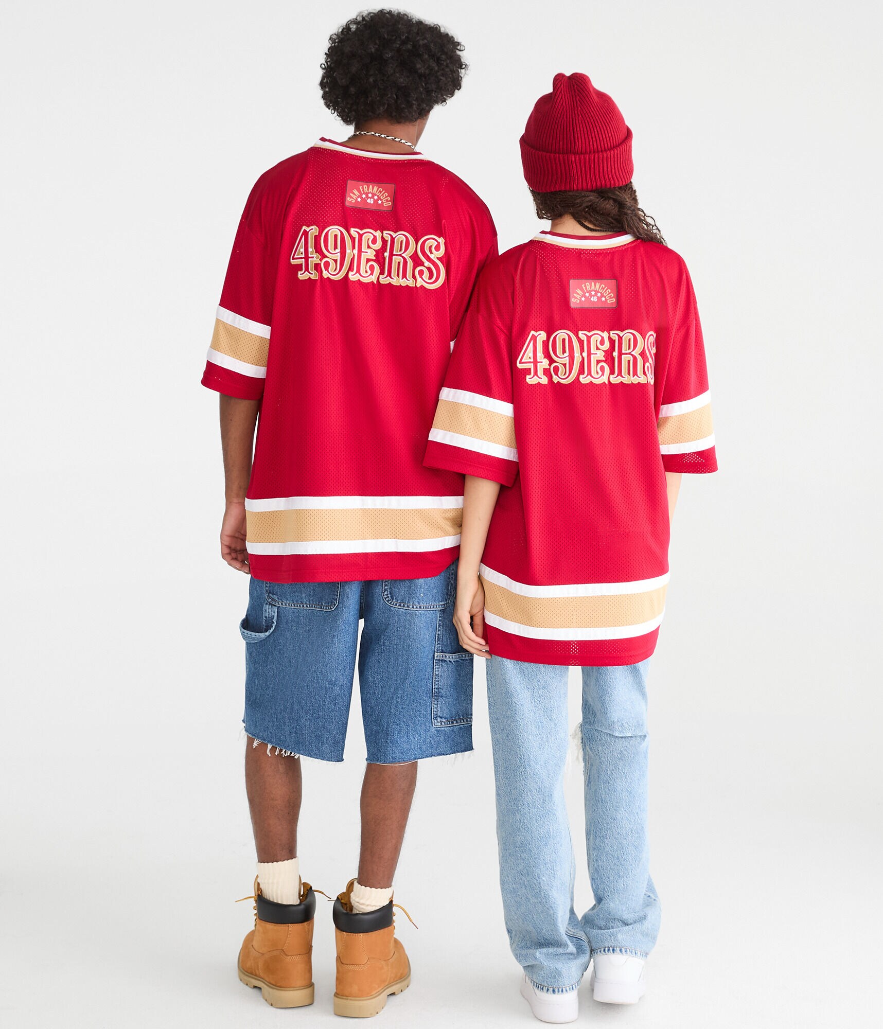 San Francisco 49ers Football Mesh Top