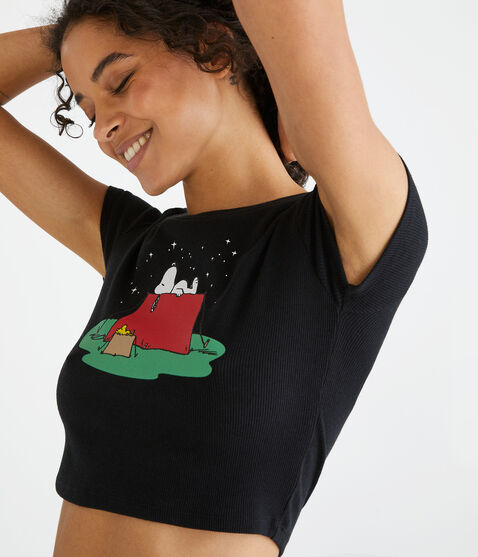 AERO | CAMP SNOOPY™ Under Stars Baby Tee AERO | CAMP SNOOPY™ Under Stars Baby Tee