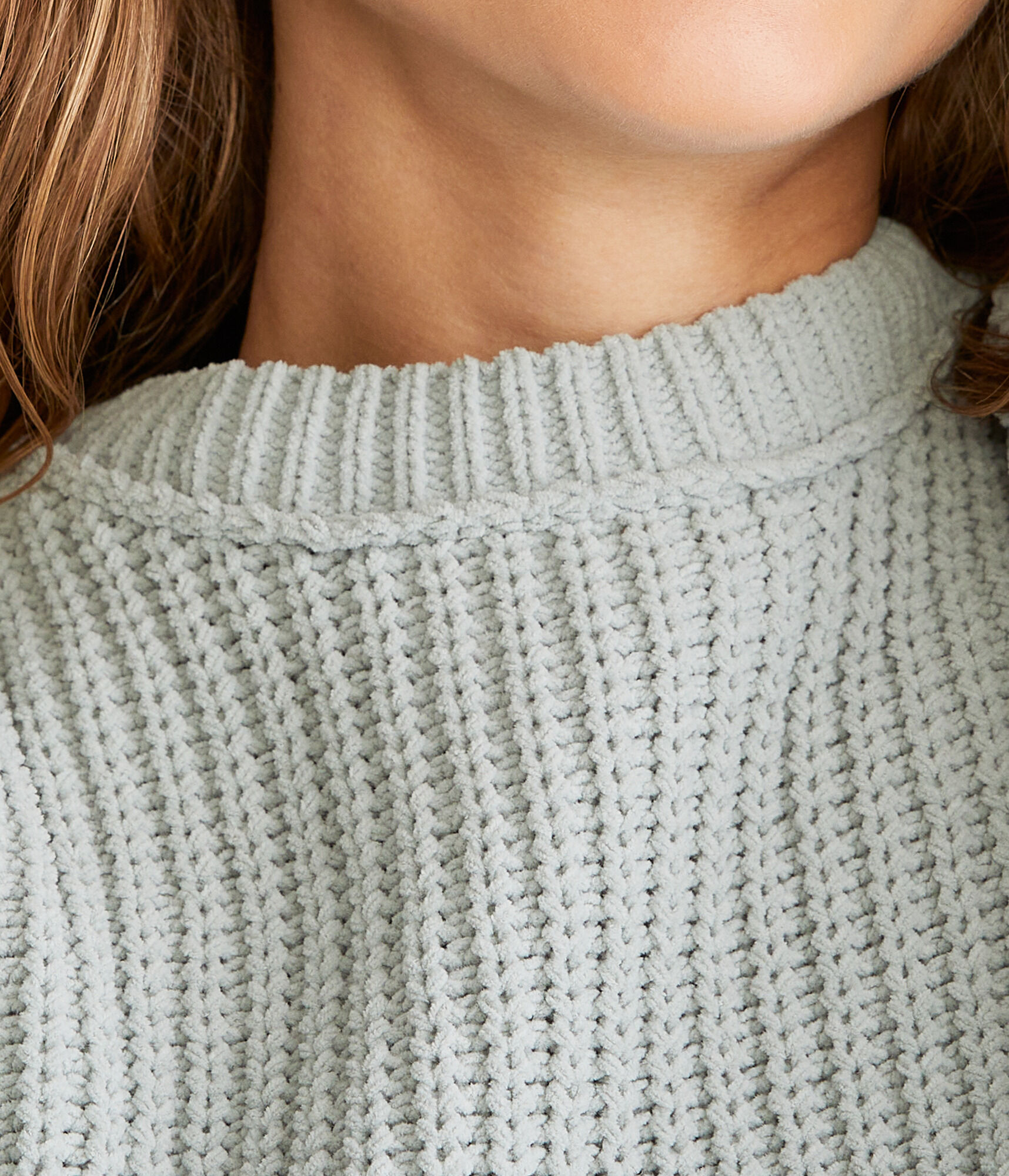 Chenille Crew Sweater